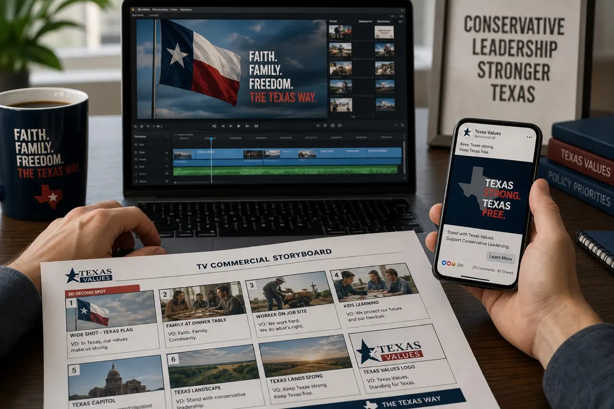 AI tools used to produce campaign video, social ads, and TV storyboards