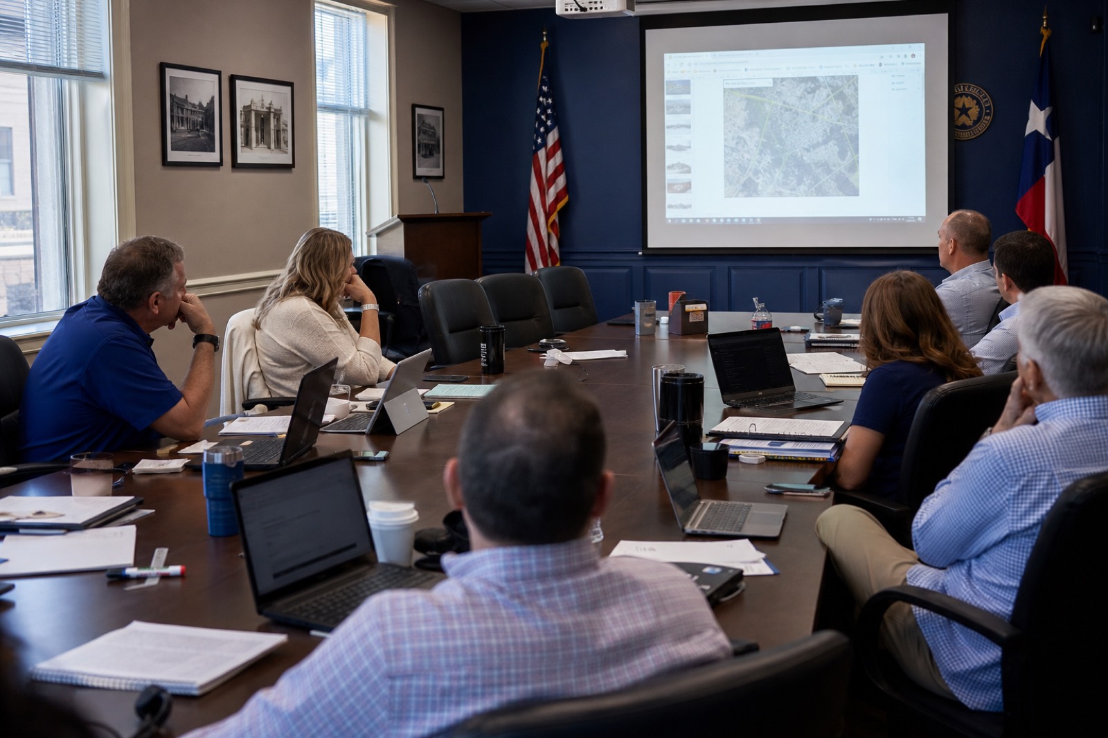 CMI Field School training session with a Texas civic organization